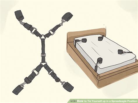 How to Tie Yourself up in a Spreadeagle Position: 8 Steps